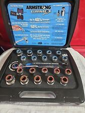 Armstrong Eliminator 12 Drive Ratchet System Socket Set Made Is Usa W Case