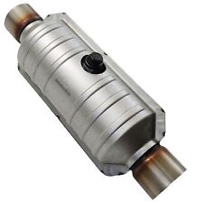 2.5 Universal Catalytic Converter W Shield Inlet Outlet Weld-on Epa Compliant