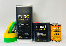 European 7.5l Urethane 2k Clear Coat 21 Slow Dry For High Temperature 54 Solid