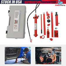 12 Ton Heavy Duty Porta Power Hydraulic Jack Auto Body Frame Repair Kit Lift Ram