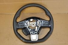 2015 Subaru Wrx Mt Steering Wheel Leather Red Stitched Fits 15-17