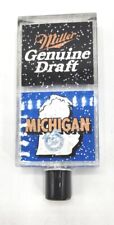 1 Lucite Tap Knob - Miller Genuine Draft - Michigan Rare