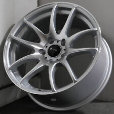 17x8 Silver Machined Wheels Vors Tr4 5x100 35 Set Of 4 73.1