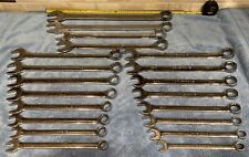 20 Piece Armstrong Usa Large Metric Combination Wrench Set 14 To 36mm. 52 Series
