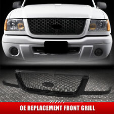 Argent Honeycomb Mesh For 01-03 Ford Ranger Oe Style Front Bumper Hood Grille