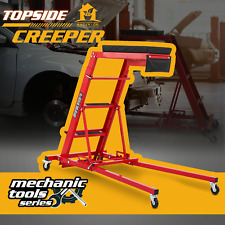 Foldableadjustable Heightrolling Topside Creeper Mechanic Vehicle Repair Seat