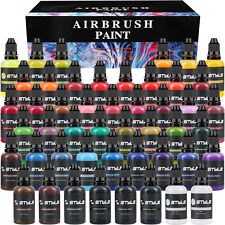162448 Colors Airbrush Paint Diy Acrylic Paint Set For Model Painting Artists