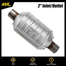 1pcs 2 Inletoutlet Universal Catalytic Converter High Flow Epa Approved 53004