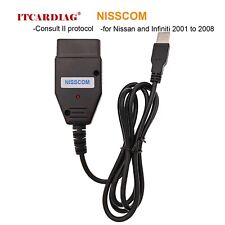 Itcardiag Nisscom Consult Interface For Nissaninfiniti Obd-2 Diagnostic Tool