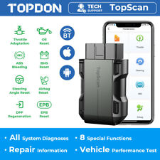 Topdon Topscan Obd2 Diagnostic Tool Scanner Full System Bluetooth Code Reader