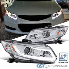 Fits 2012-2015 Honda Civic Led Bar Projector Headlights Lamps Leftright 12-15
