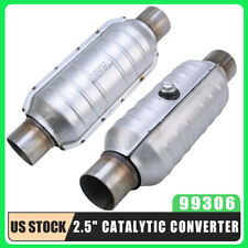 2pcs 2.5 Catalytic Converter Universal Fits Ford F150 Epa Obdii Approved 99306