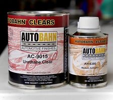 Autobahn Ac-9015 Auto Urethane Clear Coat Quart Kit Medium Hardener Included