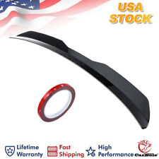 Universal Rear Roof Lip Spoiler Wing Glossy Black Abs Strips For Hatchback Car