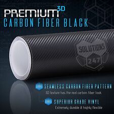 3d Black Carbon Fiber Matte Vinyl Wrap Sticker Decal Film Sheet Air Bubble Free