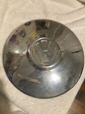 Vintage Volkswagen Vw Chrome Hubcap 10 X 2 1968-1979 Used See Photos