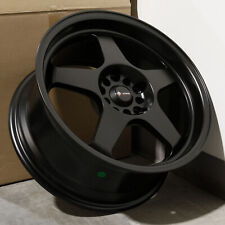 17x8 Matte Black Wheels Vors Sp1 5x1005x114.3 35 Set Of 4 73.1