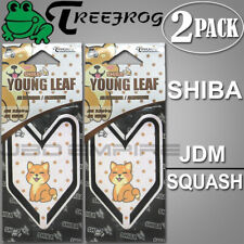 2x Treefrog Young Leaf Shiba Jdm Squash Scent Japanese Air Freshener Car Deodor