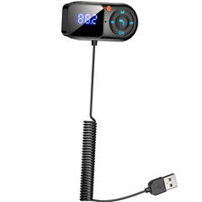 Car Mp3 Player Bluetooth Fm Transmitter Hands Free Radio Adapter Usb Plug Play