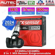 Autel Mx-sensors 315mhz 433mhz Tpms Tire Pressure Sensor Programmable Universal