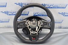 2020 2021 Subaru Impreza Wrx Sti Ej257 Oem Black Leather Steering Wheel 2593