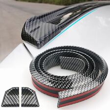 For Honda Black 4.9ft Universal Rear Trunk Spoiler Lip Roof Tail Wing Trim