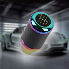 Universal 6 Speed Neo Carbon Fiber Manual Racing Gear Stick Shift Knob Shifter
