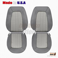 2002 2003 Mercury Mountaineer Front Bottom And Top Perforated Leather Cover Gray
