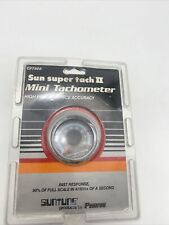 1988 Nos Sun Blueline Super Tach Ii Vintage 8k 8000 Rpm Mini Tachometer Cp7908
