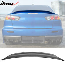 Fits 08-17 Mitsubishi Lancer Evo X 10 Rs Style Rear Trunk Spoiler Unpainted Abs