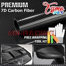 Essmo Pet 7d Carbon Fiber Black High Gloss Car Vinyl Wrap Sticker Decal Sheet