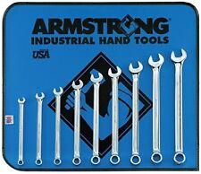 Armstrong 52630 9pc 12pt Metric Full Polish Long Combination Wrench Set 52-630
