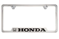 Chrome License Plate Frame For Honda