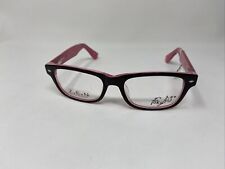 Foxy Eyewear Geekallicious 4917135 Burgundy Pink Flex Hinge Eyeglasses Pr98