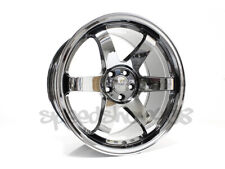 Rota Grid Wheels Titanium Chrome 18x9.5 38 5x100 For Scion Tc 05-10 Wrx 02-14