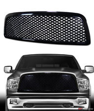 For 2009-2012 Dodge Ram 1500 Blk Luxury Mesh Front Bumper Grill Grille Guard Abs