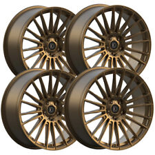 Set Of 4 Defy D12 17x7.5 5x1005x4.5 38mm Bronze Wheels Rims 17 Inch