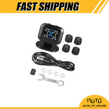 One Tire Pressure Monitoring System Tpms With 4 External Sensors Universal