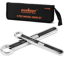 Horusdy 44-in-1 Universal Wrench Set Adjustable 5mm-27mm And 316-1-116 Inch