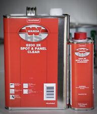 Wanda 8200 551680 Clear Coat Kit 1 Gallon 41 Mixing. Fast Quick Dry Clear Coat