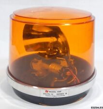 Federal Signal 100f Amber 12v Caution Beacon Vintage Rotating Tow Hazard Light