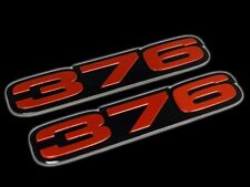 Vms 2 Chevy 376 Ci Cubic Inch Engine Ho Small Block Aluminum Emblem Red Black