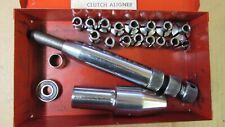 Snap On Clutch Aligner Tool Set A37 A37m Metal Box 16 Collets Foreign Domestic