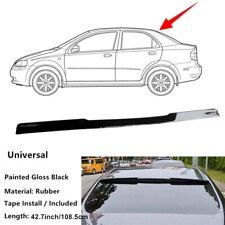 42.7 Universal Fit For Sedan Coupe Rear Window Roof Spoiler Lip Wing Black