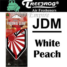Treefrog Wakaba Young Leaf White Peach Japanese Air Freshener Jdm Car Auto