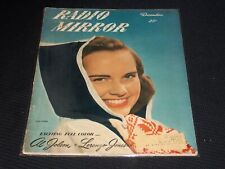 1947 December Radio Mirror Magazine - Jan Ford Front Cover - E 1479