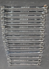 Armstrong Tools 15 Pc 12 Point Metric Combo Wrench Set 7-19mm 21-22mm Gmtk 52
