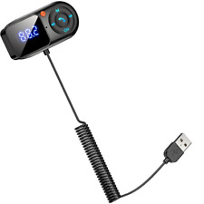 Bluetooth 5.0 Wireless Car Fm Transmitter Mp3 Player Handsfree Aux Radio Adapter