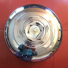 Mcm 10 Cake Dome Heavy Bright Stainless Steel Cover Lid Lucite Knob Vintage