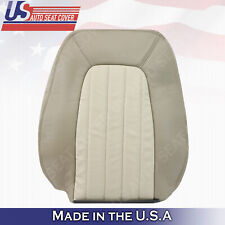 2002 To 2005 Mercury Mountaineer Driver Top Perforated Leather Cover 2-tone Tan